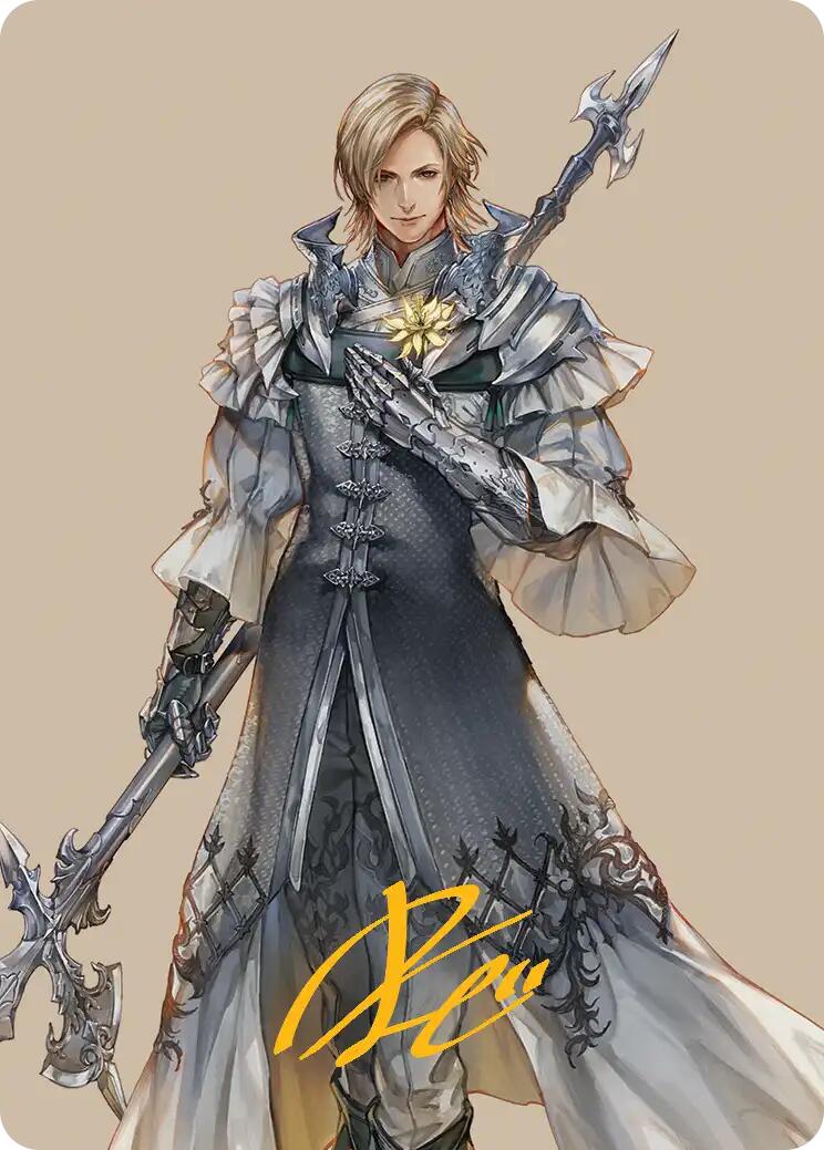 Dion, Bahamut's Dominant Art Card (Gold-Stamped Signature) [FINAL FANTASY Art Series] | Empire Gaming NC