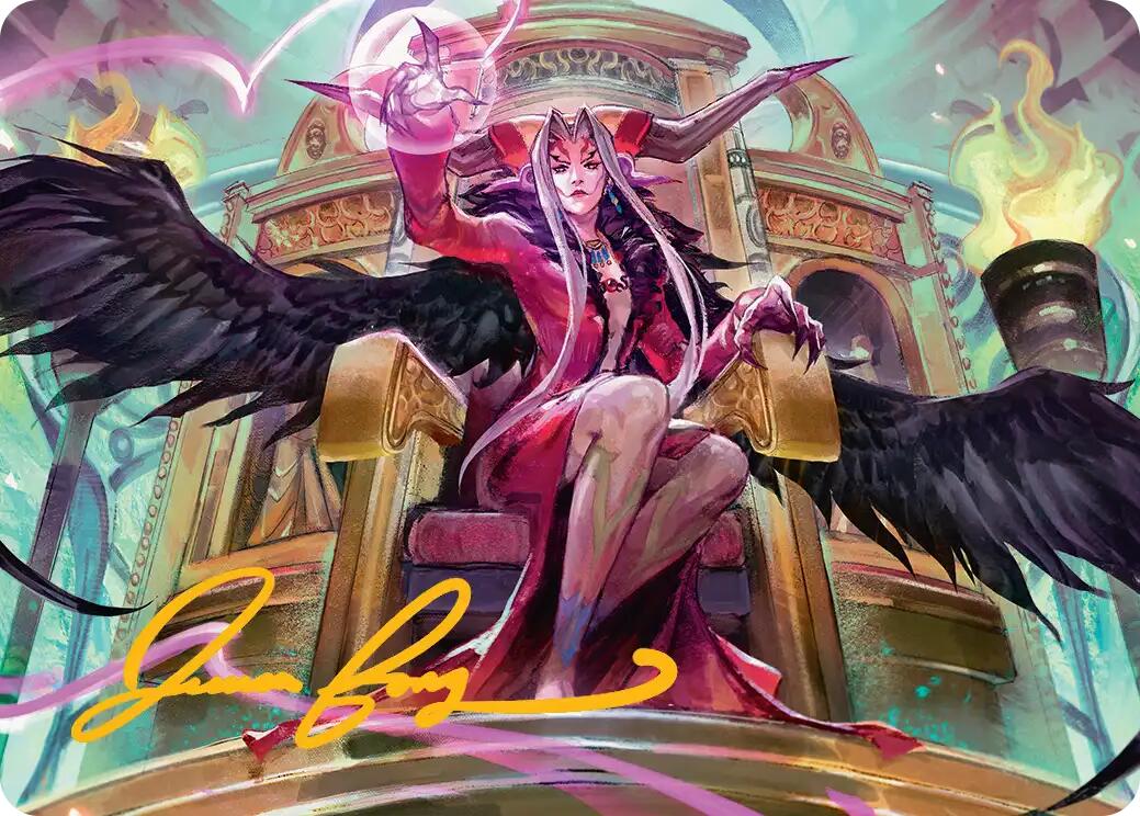 Sorceress's Schemes Art Card (Gold-Stamped Signature) [FINAL FANTASY Art Series] | Empire Gaming NC