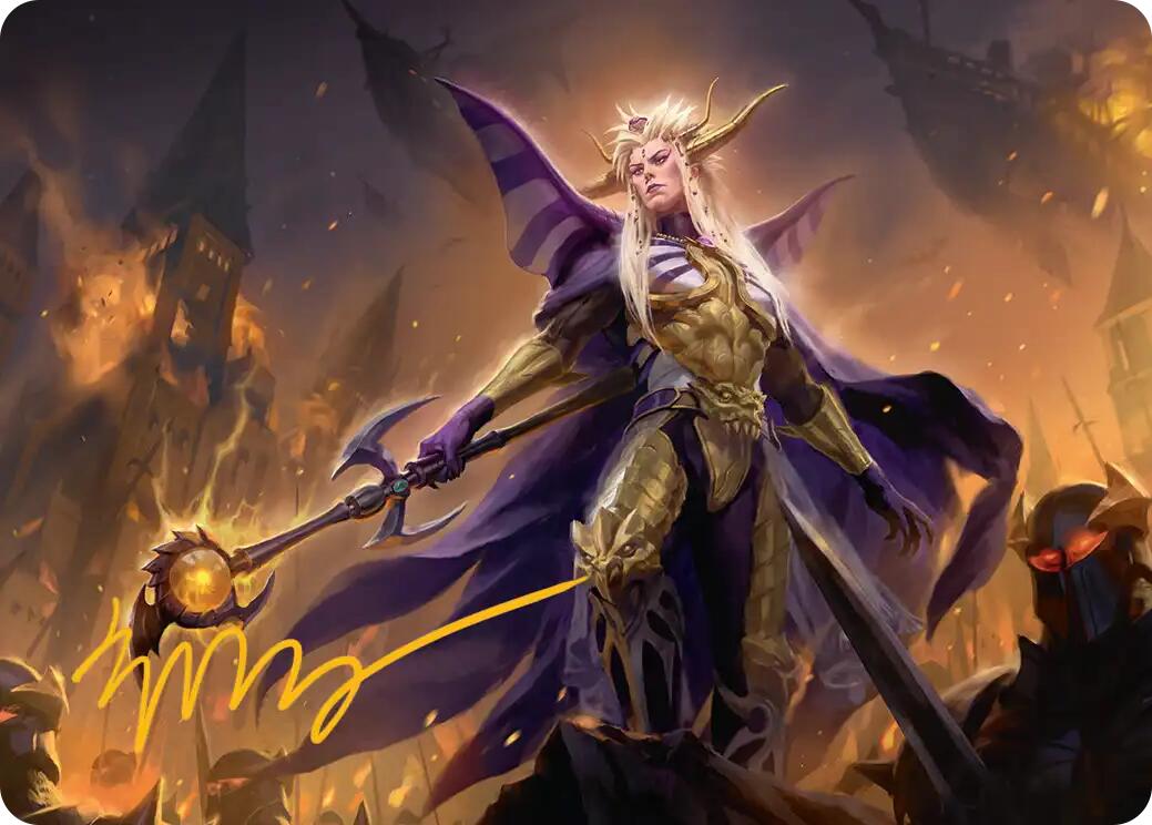 The Emperor of Palamecia Art Card (Gold-Stamped Signature) [FINAL FANTASY Art Series] | Empire Gaming NC