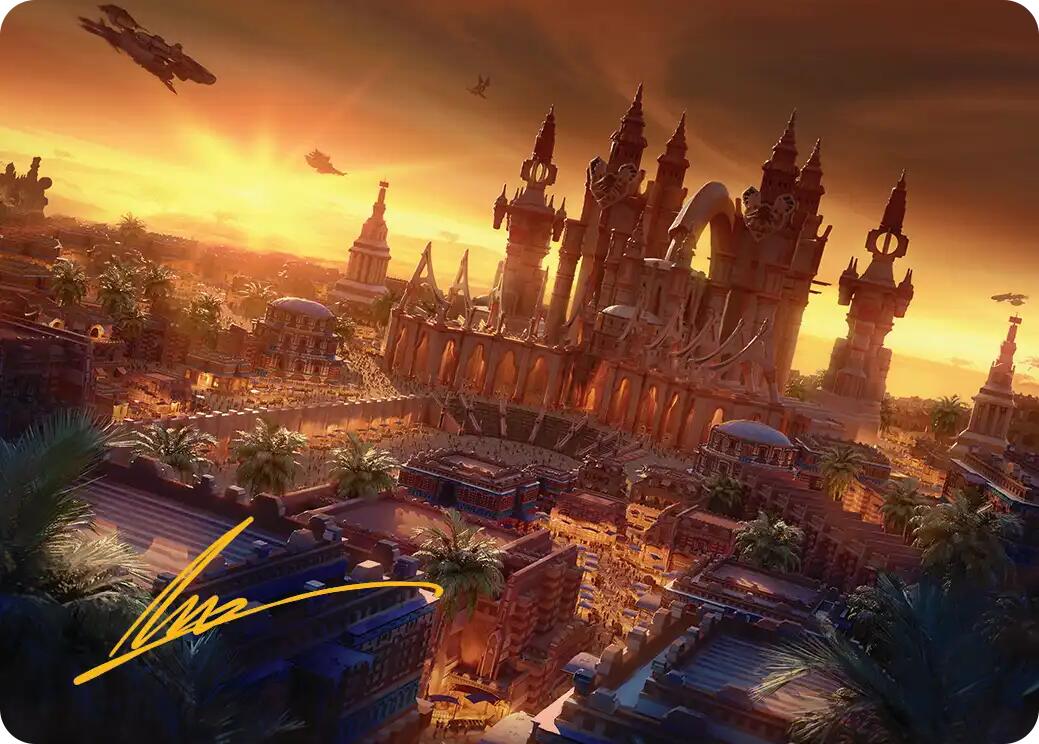 Rabanastre, Royal City Art Card (Gold-Stamped Signature) [FINAL FANTASY Art Series] | Empire Gaming NC