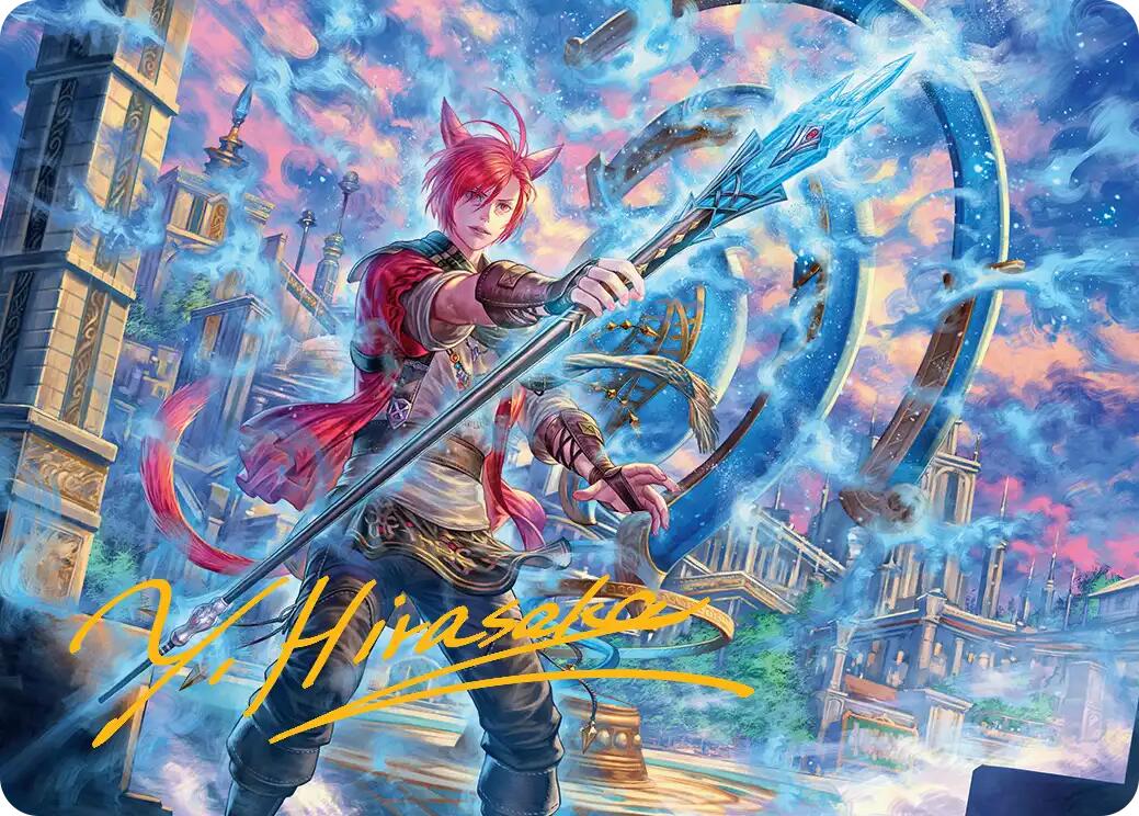 G'raha Tia, Scion Reborn Art Card (19) (Gold-Stamped Signature) [FINAL FANTASY Art Series] | Empire Gaming NC