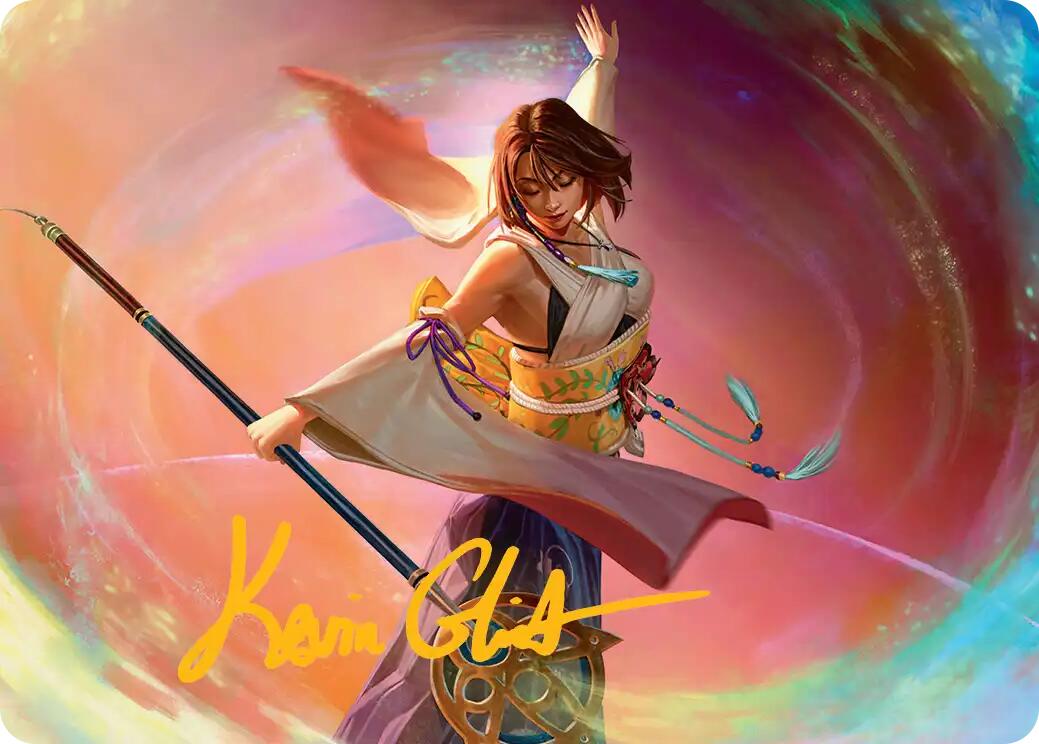 Yuna, Grand Summoner Art Card (Gold-Stamped Signature) [FINAL FANTASY Art Series] | Empire Gaming NC