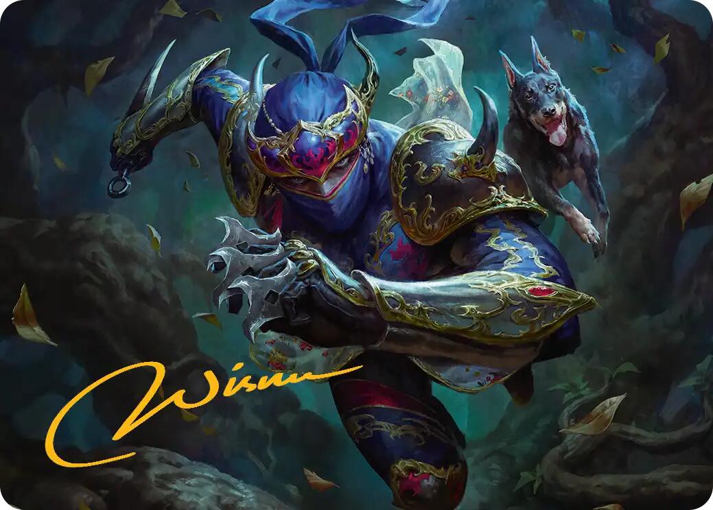 Shadow, Mysterious Assassin Art Card (Gold-Stamped Signature) [FINAL FANTASY Art Series] | Empire Gaming NC