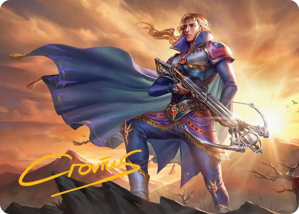 Edgar, Master Machinist Art Card (Gold-Stamped Signature) [FINAL FANTASY Art Series] | Empire Gaming NC