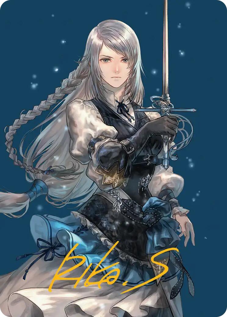Jill, Shiva's Dominant Art Card (Gold-Stamped Signature) [FINAL FANTASY Art Series] | Empire Gaming NC