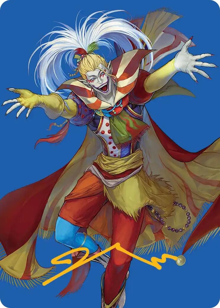 Kefka, Court Mage Art Card (Gold-Stamped Signature) [FINAL FANTASY Art Series] | Empire Gaming NC