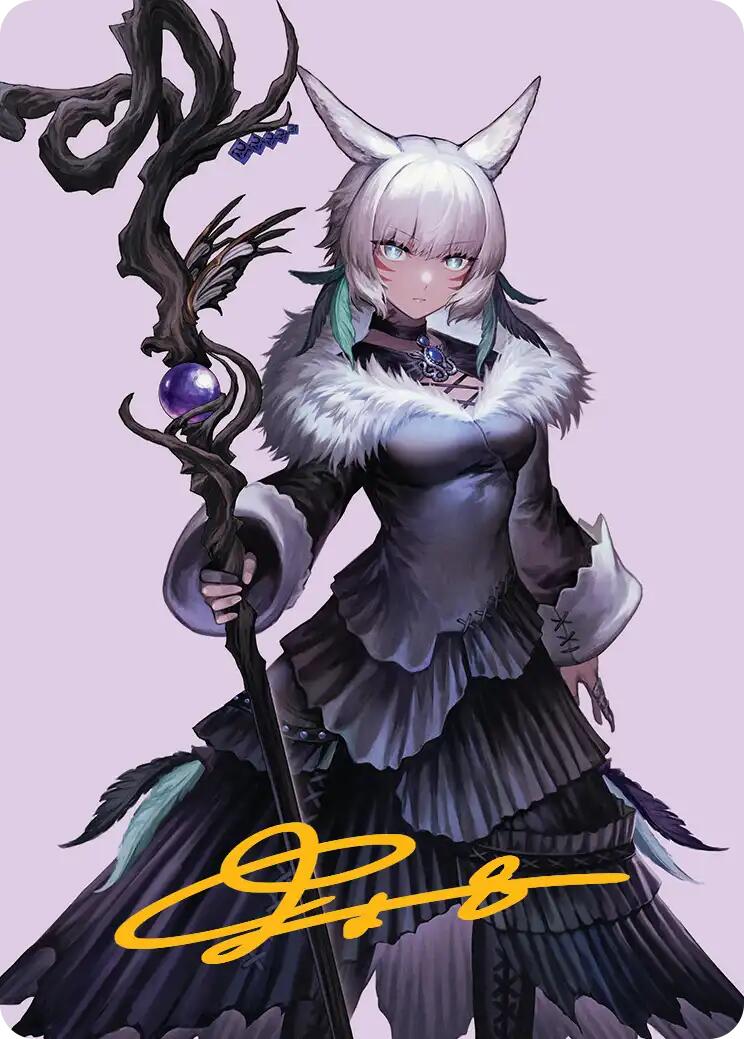 Y'shtola, Night's Blessed Art Card (53) (Gold-Stamped Signature) [FINAL FANTASY Art Series] | Empire Gaming NC