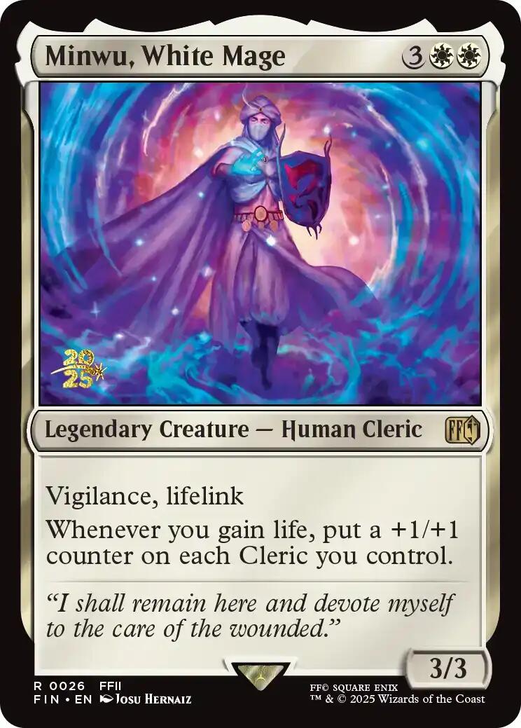 Minwu, White Mage [FINAL FANTASY Prerelease Promo] | Empire Gaming NC