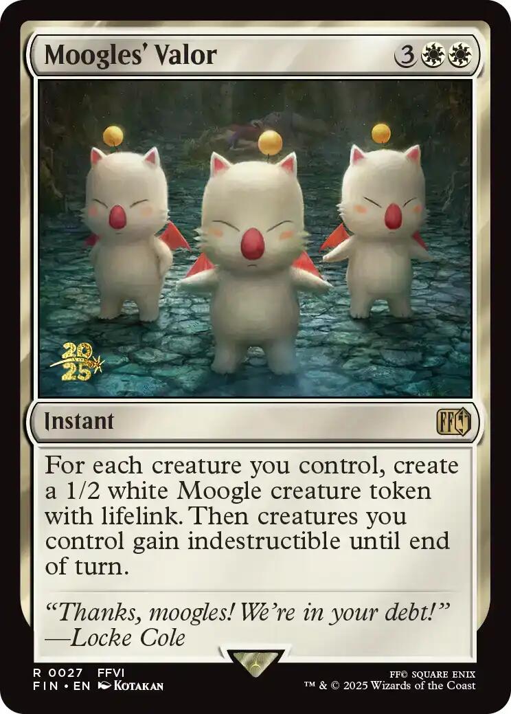 Moogles' Valor [FINAL FANTASY Prerelease Promo] | Empire Gaming NC