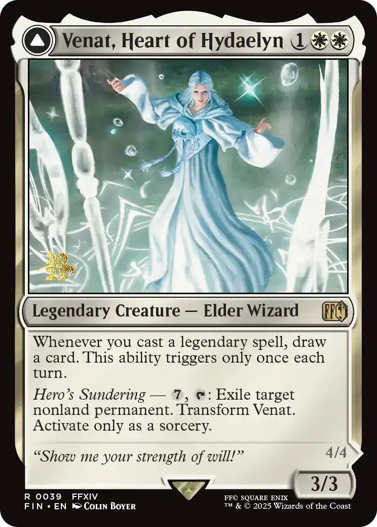 Venat, Heart of Hydaelyn // Hydaelyn, the Mothercrystal [FINAL FANTASY Prerelease Promo] | Empire Gaming NC