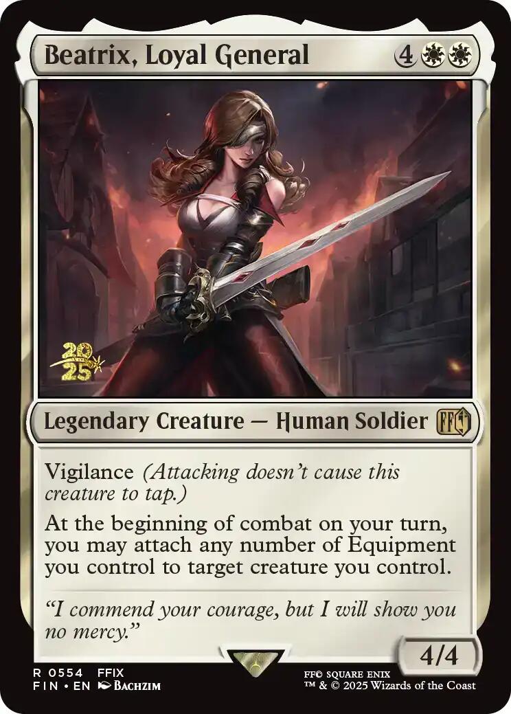 Beatrix, Loyal General [FINAL FANTASY Prerelease Promo] | Empire Gaming NC