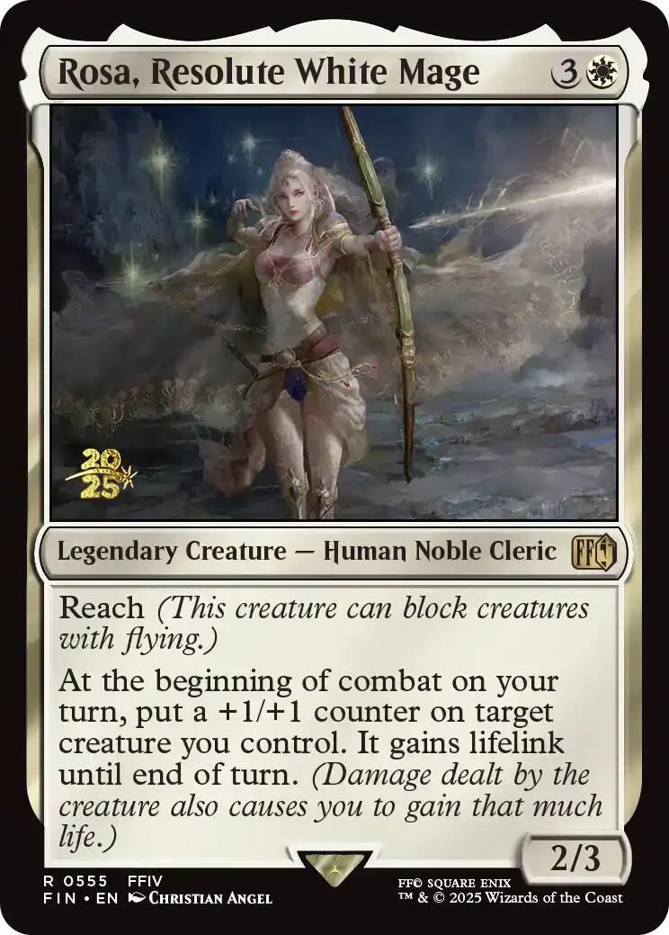 Rosa, Resolute White Mage [FINAL FANTASY Prerelease Promo] | Empire Gaming NC