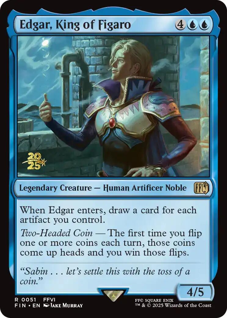 Edgar, King of Figaro [FINAL FANTASY Prerelease Promo] | Empire Gaming NC