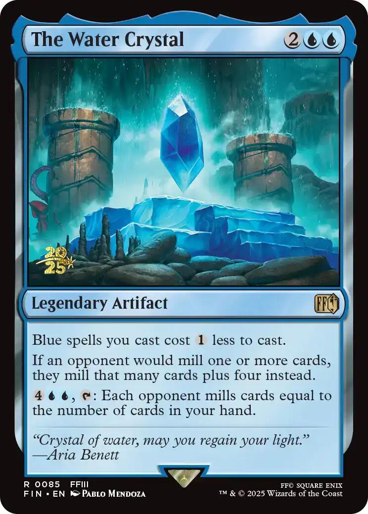 The Water Crystal [FINAL FANTASY Prerelease Promo] | Empire Gaming NC