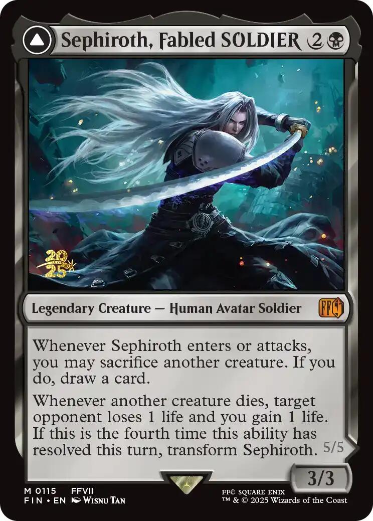Sephiroth, Fabled SOLDIER [FINAL FANTASY Prerelease Promo] | Empire Gaming NC