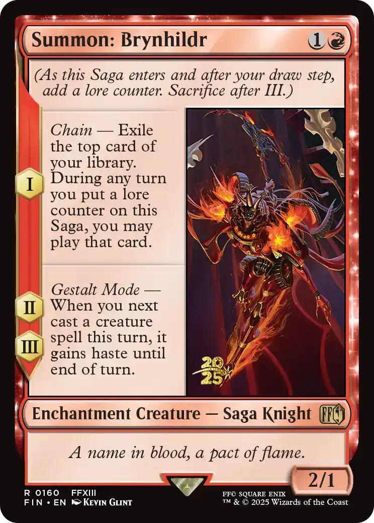 Summon: Brynhildr [FINAL FANTASY Prerelease Promo] | Empire Gaming NC