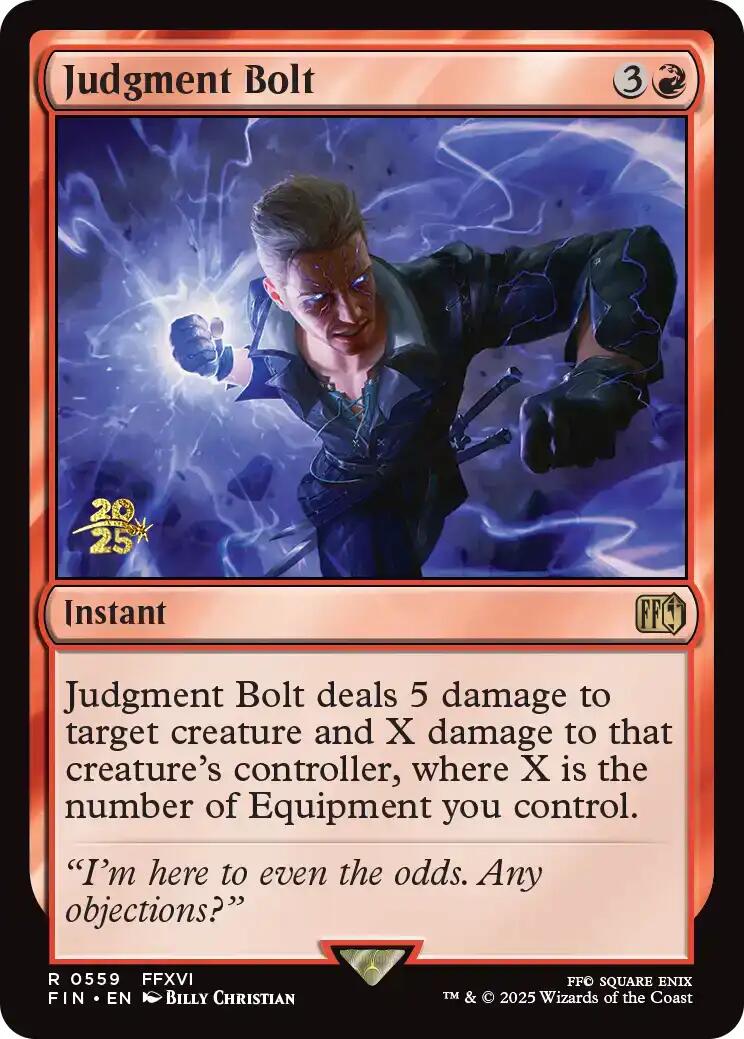 Judgment Bolt [FINAL FANTASY Prerelease Promo] | Empire Gaming NC