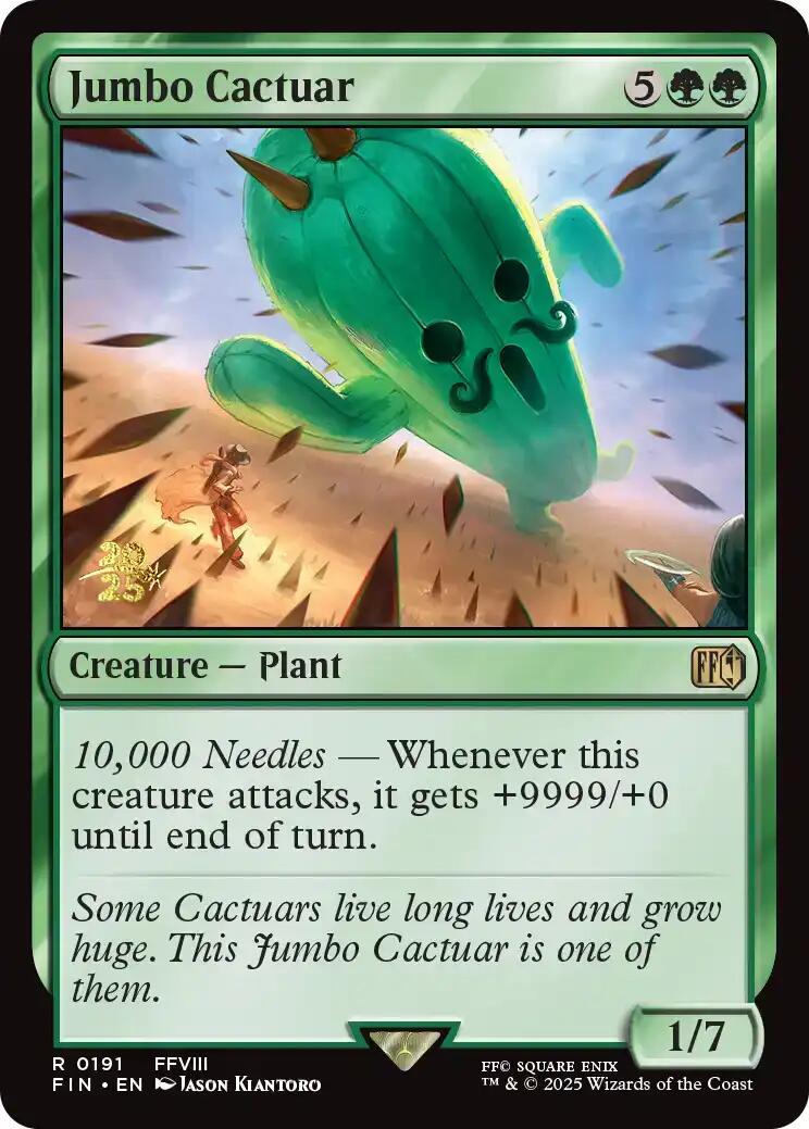 Jumbo Cactuar [FINAL FANTASY Prerelease Promo] | Empire Gaming NC