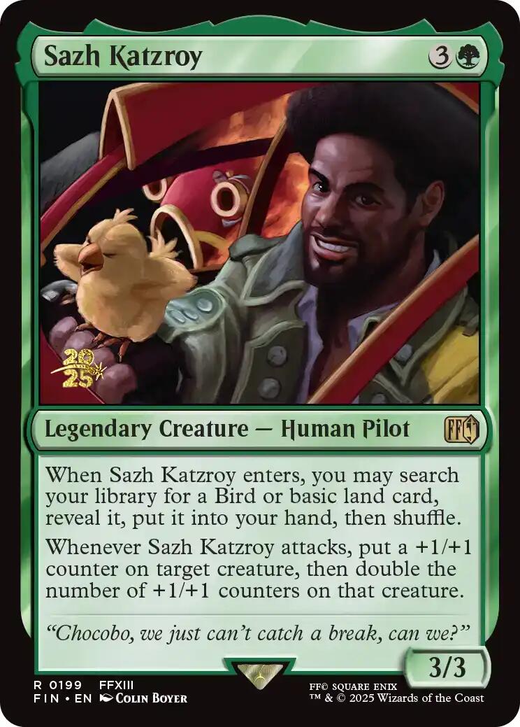 Sazh Katzroy [FINAL FANTASY Prerelease Promo] | Empire Gaming NC