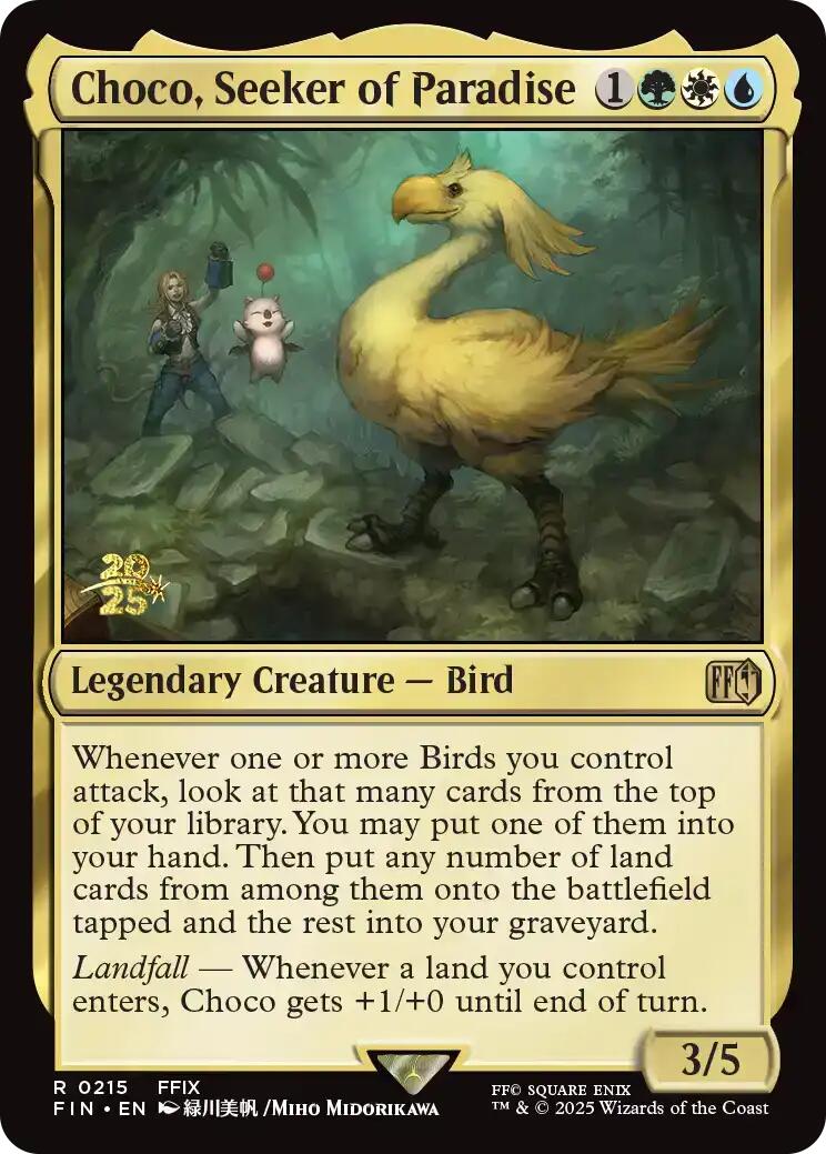Choco, Seeker of Paradise [FINAL FANTASY Prerelease Promo] | Empire Gaming NC