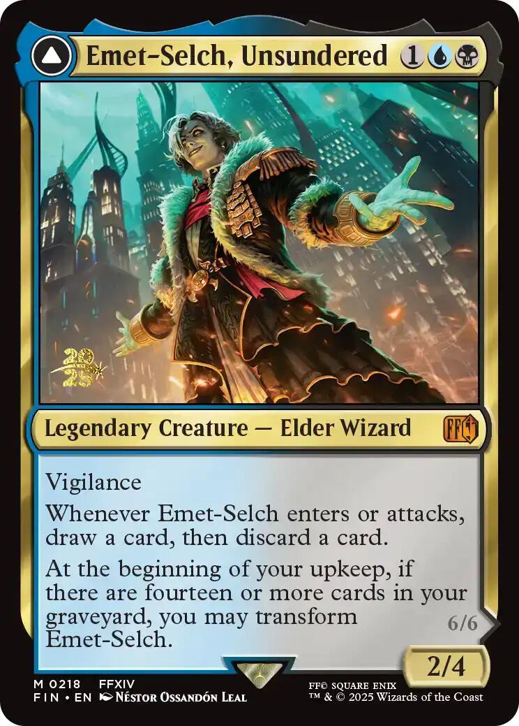 Emet-Selch, Unsundered // Hades, Sorcerer of Eld [FINAL FANTASY Prerelease Promo] | Empire Gaming NC