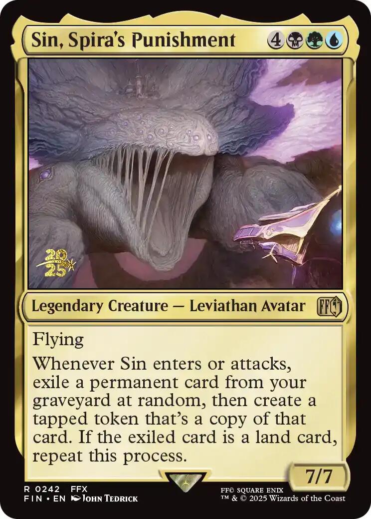 Sin, Spira's Punishment [FINAL FANTASY Prerelease Promo] | Empire Gaming NC
