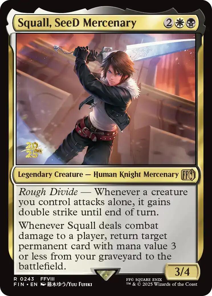 Squall, SeeD Mercenary [FINAL FANTASY Prerelease Promo] | Empire Gaming NC