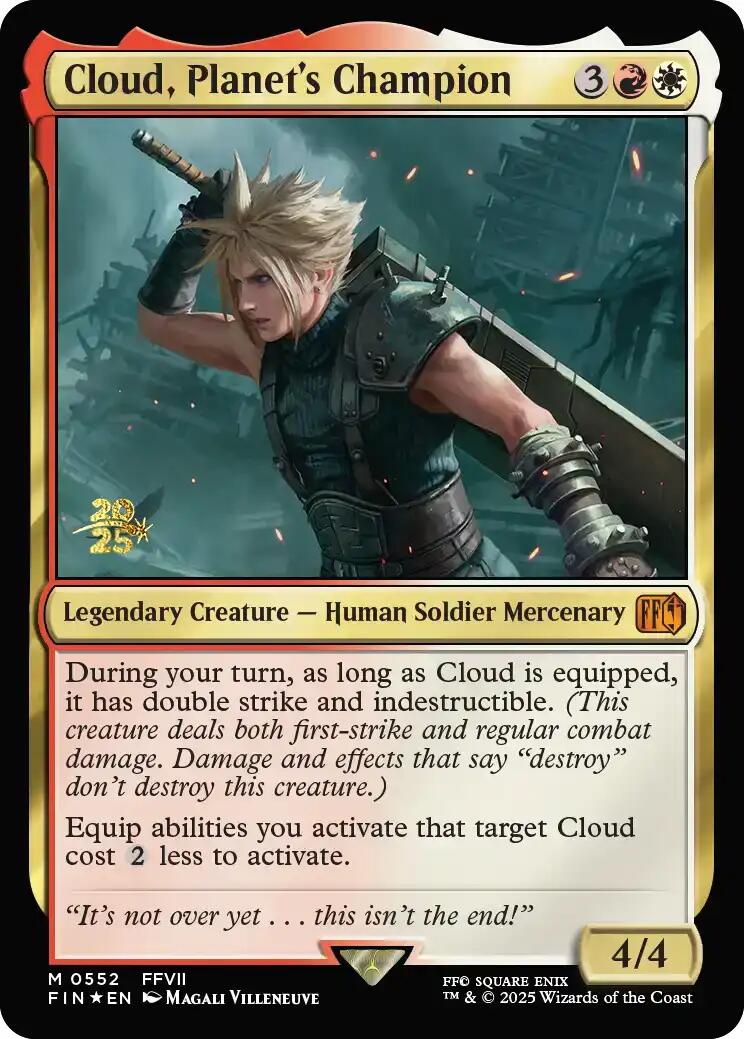 Cloud, Planet's Champion [FINAL FANTASY Prerelease Promo] | Empire Gaming NC