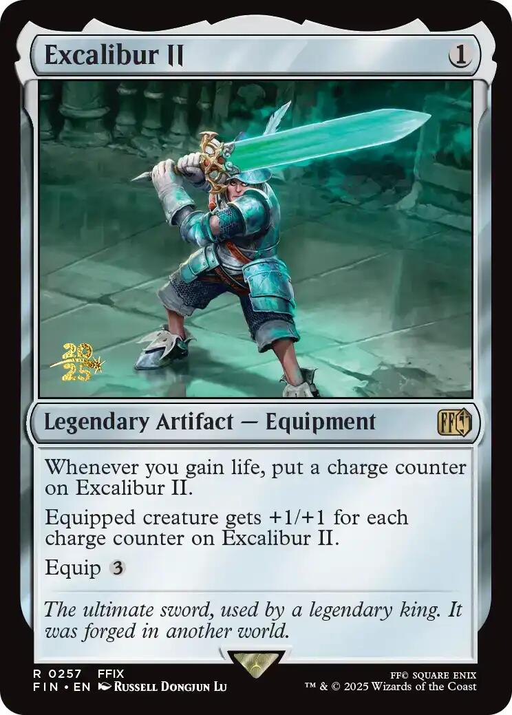 Excalibur II [FINAL FANTASY Prerelease Promo] | Empire Gaming NC