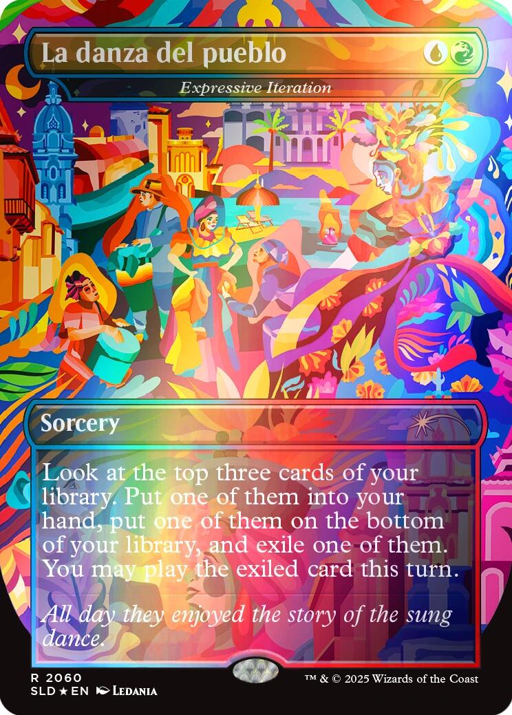 La danza del pueblo - Expressive Iteration (Rainbow Foil) [Secret Lair Drop Series] | Empire Gaming NC