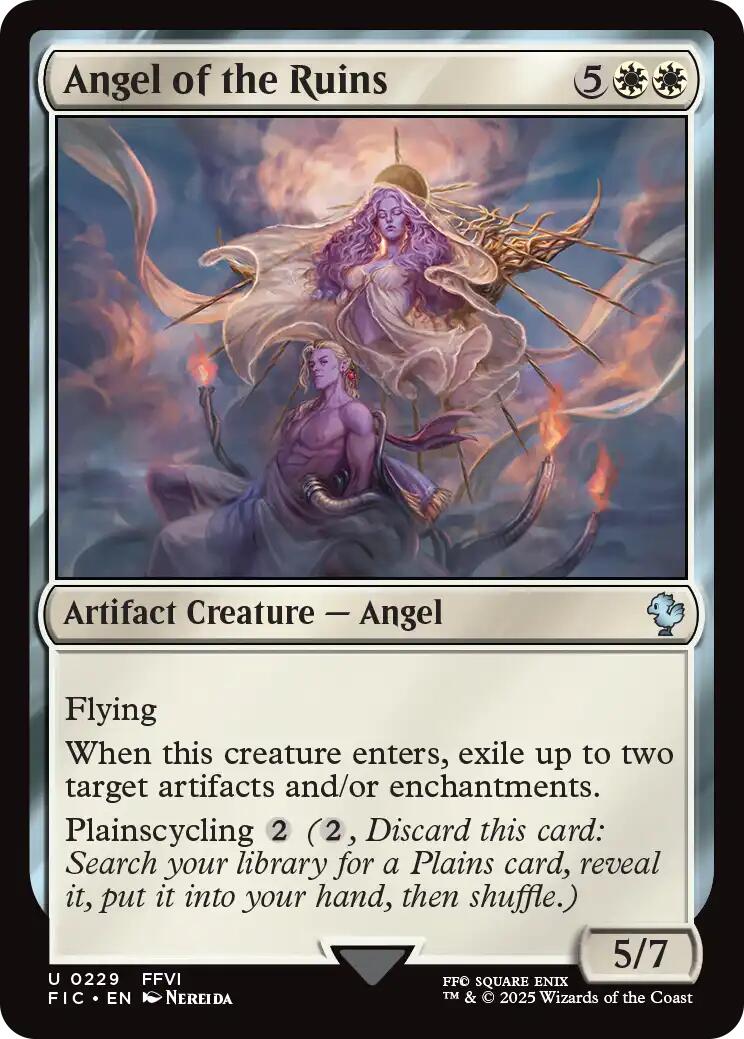 Angel of the Ruins (Surge Foil) [FINAL FANTASY Commander] | Empire Gaming NC