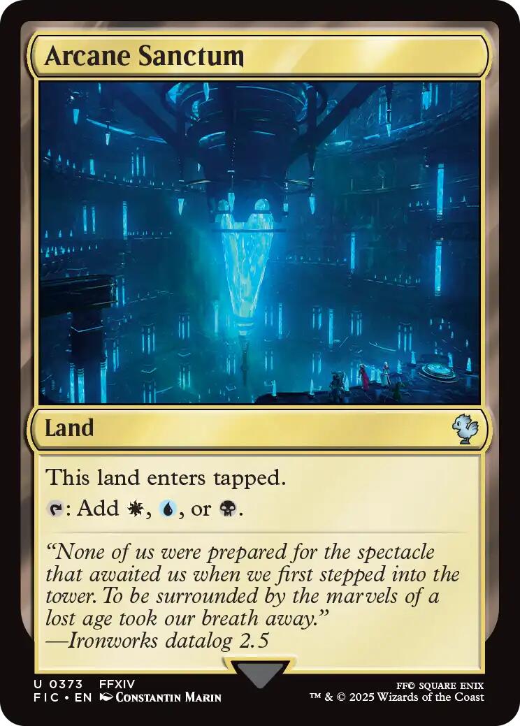 Arcane Sanctum (Surge Foil) [FINAL FANTASY Commander] | Empire Gaming NC