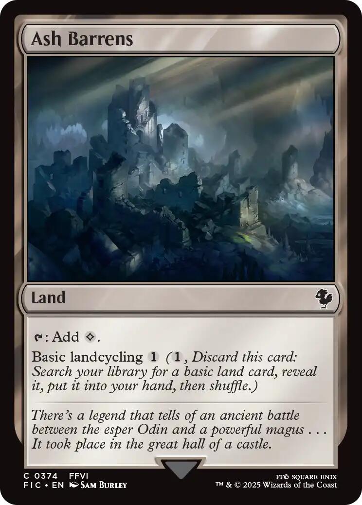 Ash Barrens (Surge Foil) [FINAL FANTASY Commander] | Empire Gaming NC