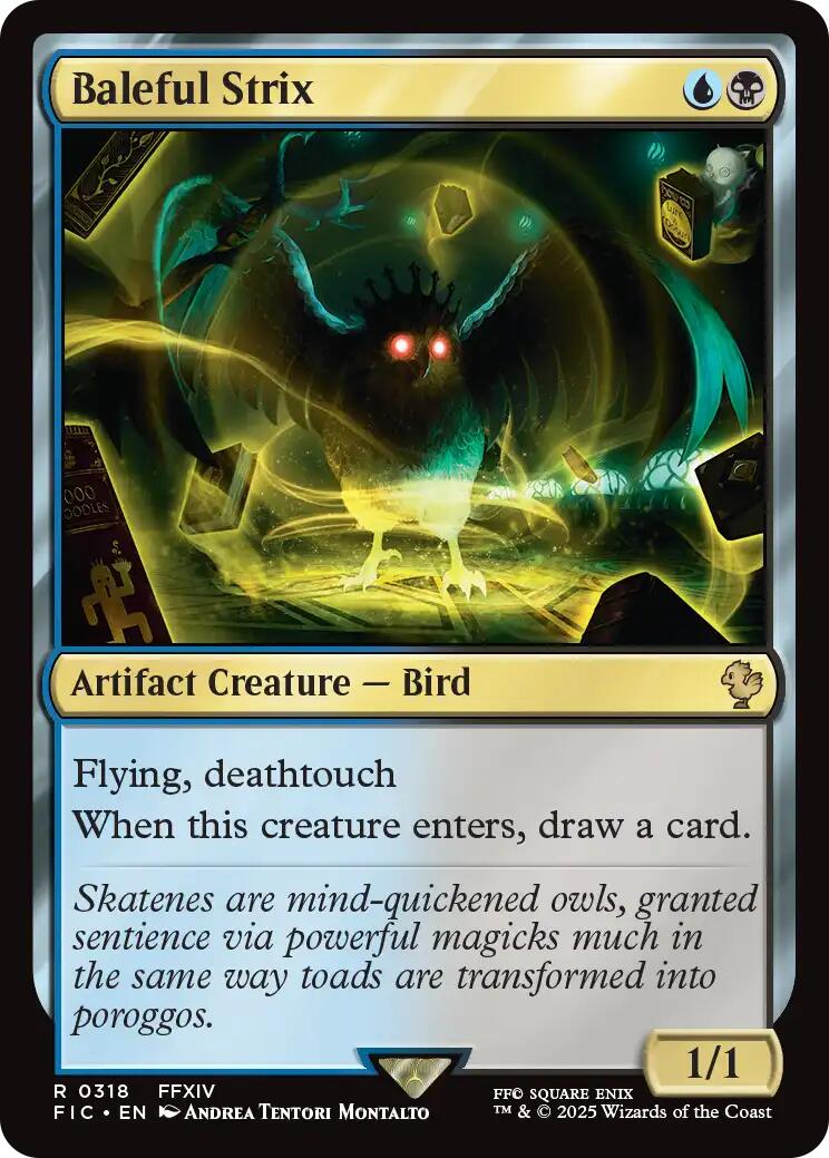 Baleful Strix (Surge Foil) [FINAL FANTASY Commander] | Empire Gaming NC