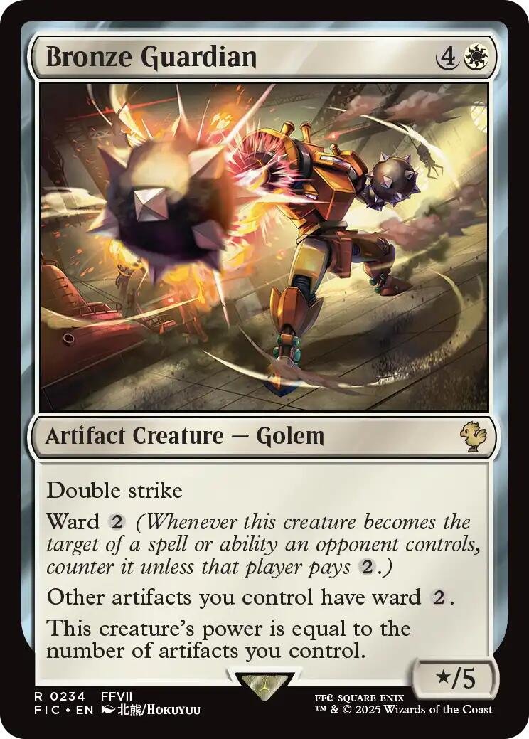 Bronze Guardian (Surge Foil) [FINAL FANTASY Commander] | Empire Gaming NC
