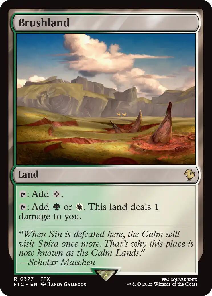 Brushland (Surge Foil) [FINAL FANTASY Commander] | Empire Gaming NC