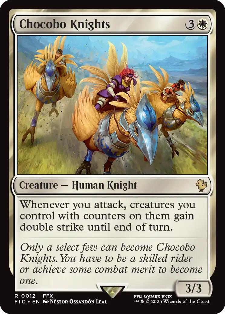 Chocobo Knights (Surge Foil) [FINAL FANTASY Commander] | Empire Gaming NC