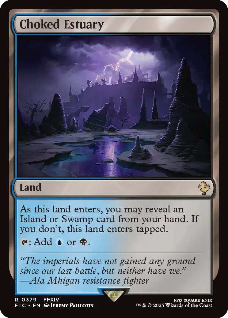 Choked Estuary (Surge Foil) [FINAL FANTASY Commander] | Empire Gaming NC