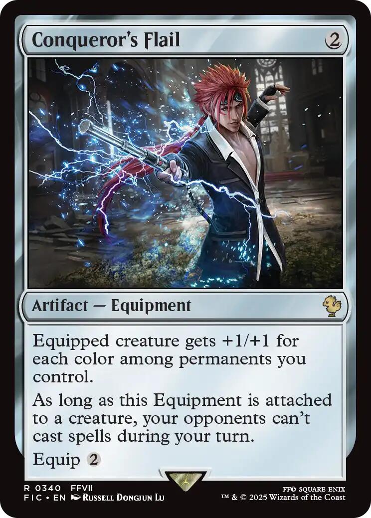 Conqueror's Flail (Surge Foil) [FINAL FANTASY Commander] | Empire Gaming NC