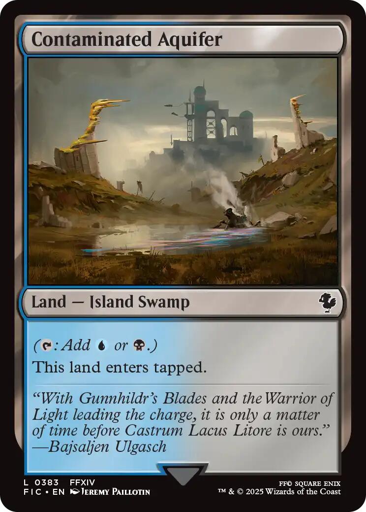 Contaminated Aquifer (Surge Foil) [FINAL FANTASY Commander] | Empire Gaming NC