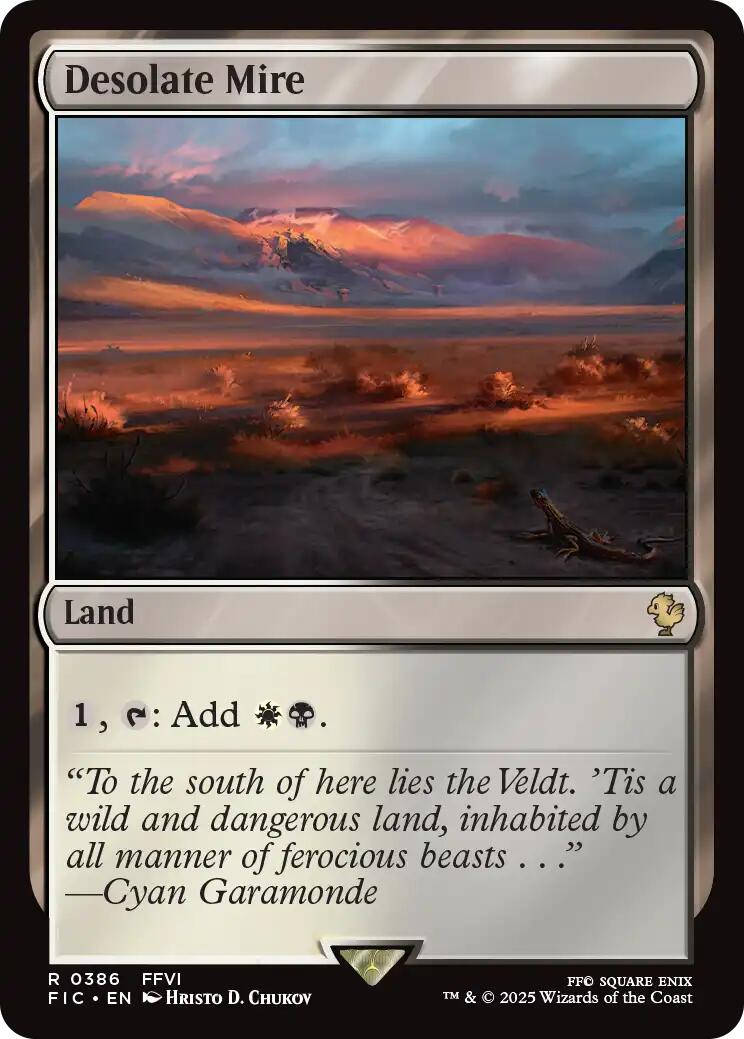Desolate Mire (Surge Foil) [FINAL FANTASY Commander] | Empire Gaming NC