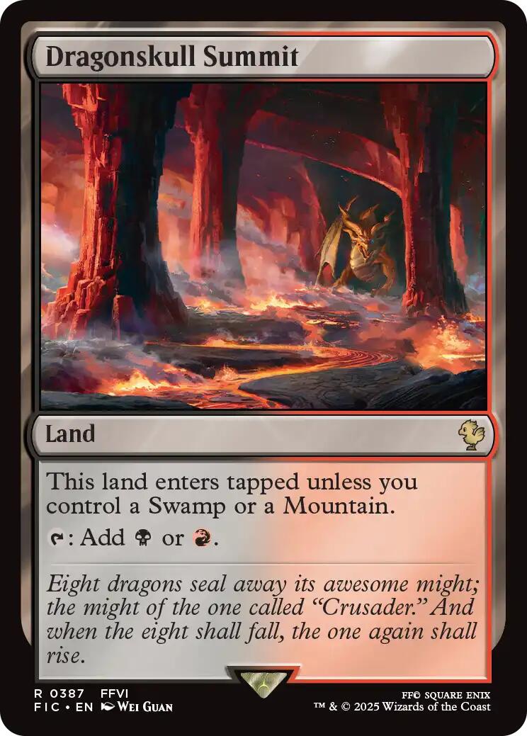 Dragonskull Summit (Surge Foil) [FINAL FANTASY Commander] | Empire Gaming NC