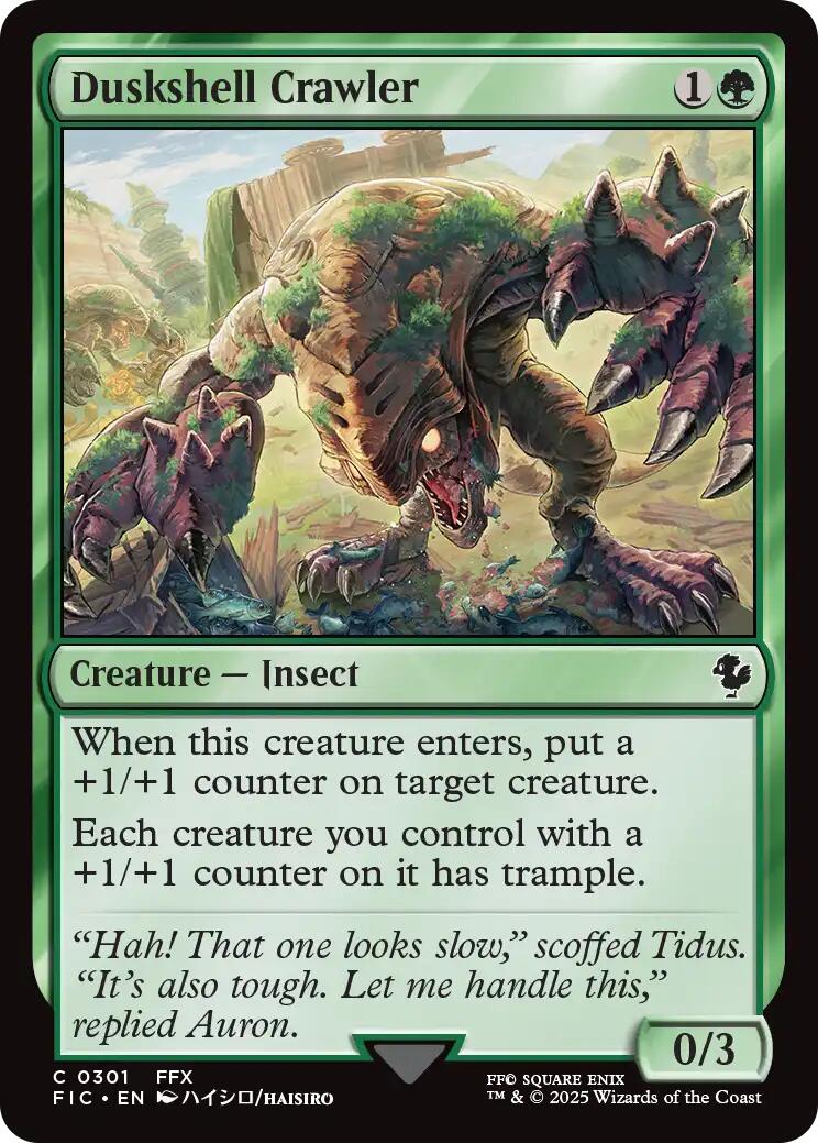 Duskshell Crawler (Surge Foil) [FINAL FANTASY Commander] | Empire Gaming NC