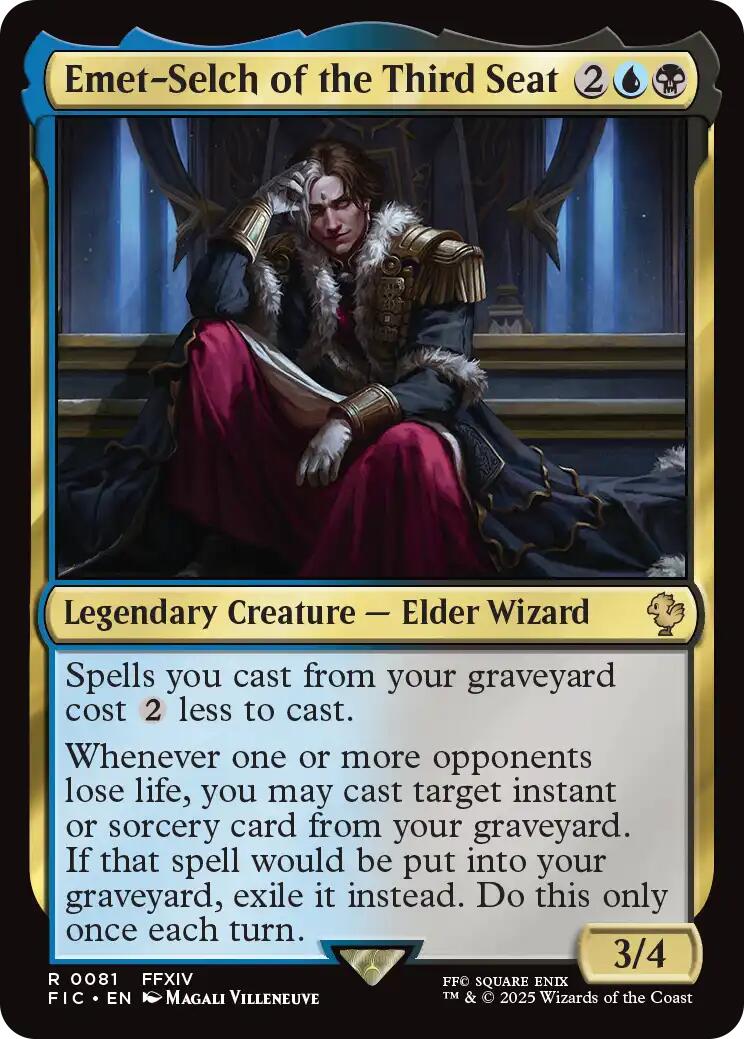 Emet-Selch of the Third Seat (Surge Foil) [FINAL FANTASY Commander] | Empire Gaming NC