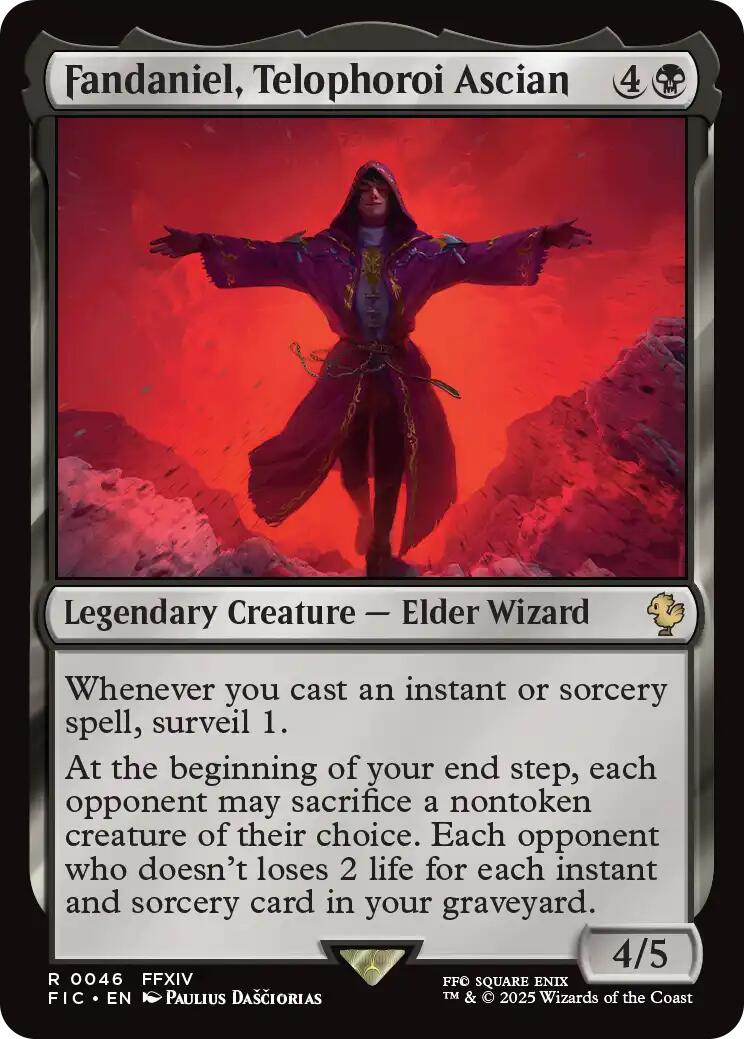 Fandaniel, Telophoroi Ascian (Surge Foil) [FINAL FANTASY Commander] | Empire Gaming NC
