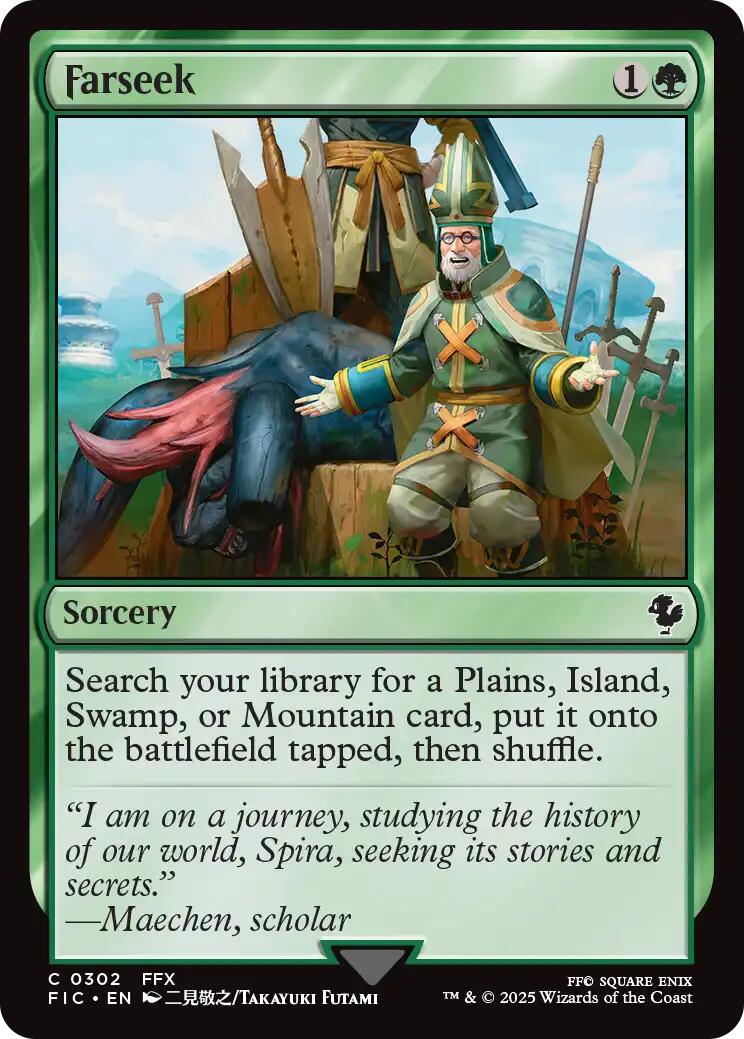 Farseek (Surge Foil) [FINAL FANTASY Commander] | Empire Gaming NC