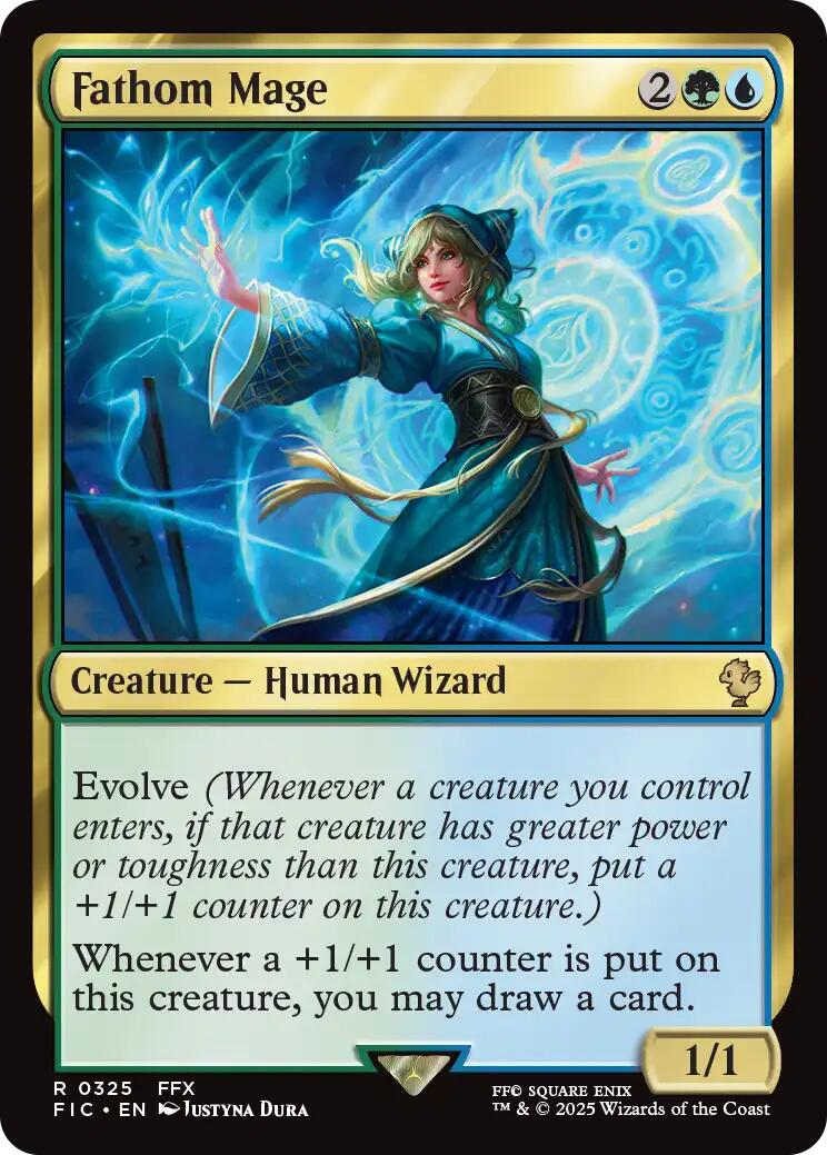 Fathom Mage (Surge Foil) [FINAL FANTASY Commander] | Empire Gaming NC