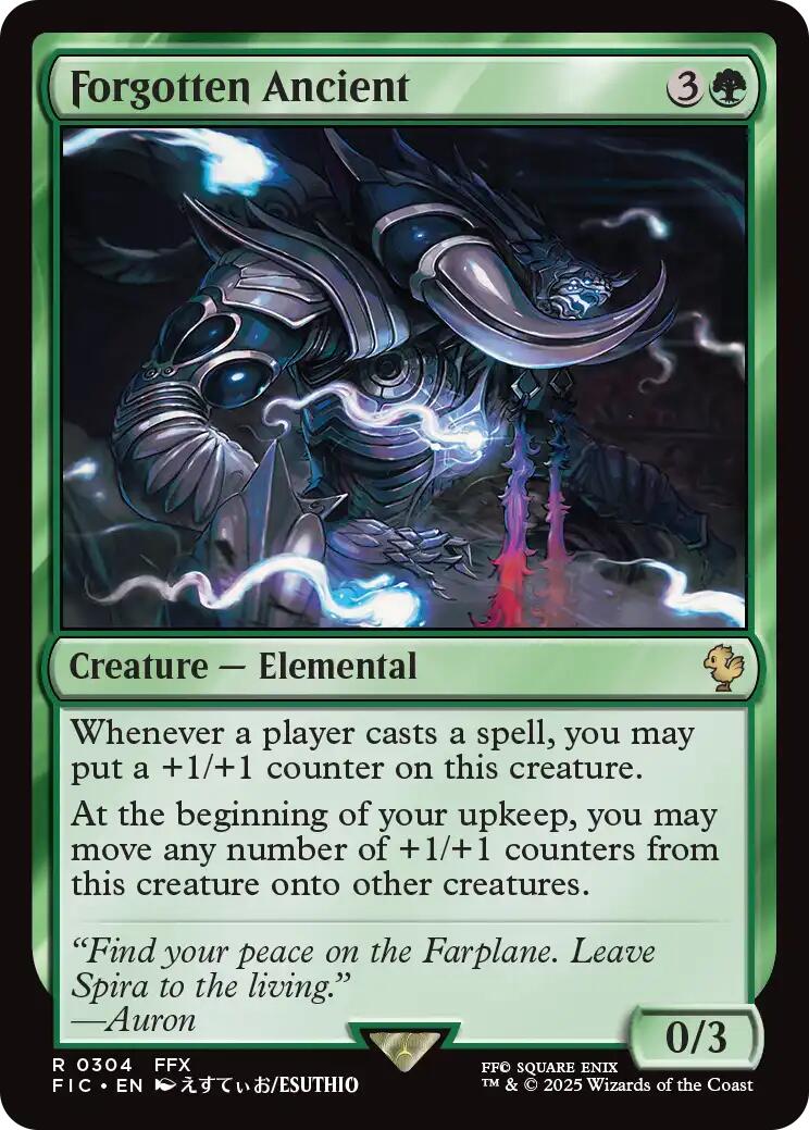 Forgotten Ancient (Surge Foil) [FINAL FANTASY Commander] | Empire Gaming NC