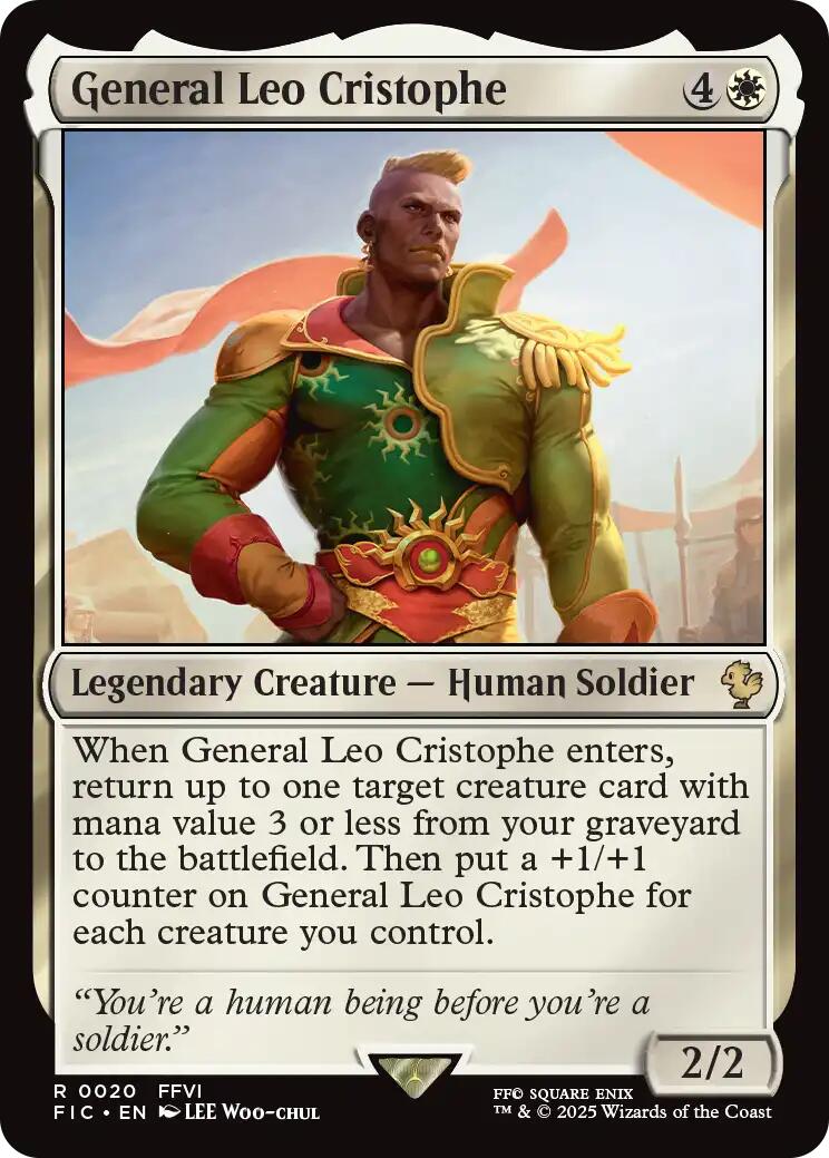 General Leo Cristophe (Surge Foil) [FINAL FANTASY Commander] | Empire Gaming NC