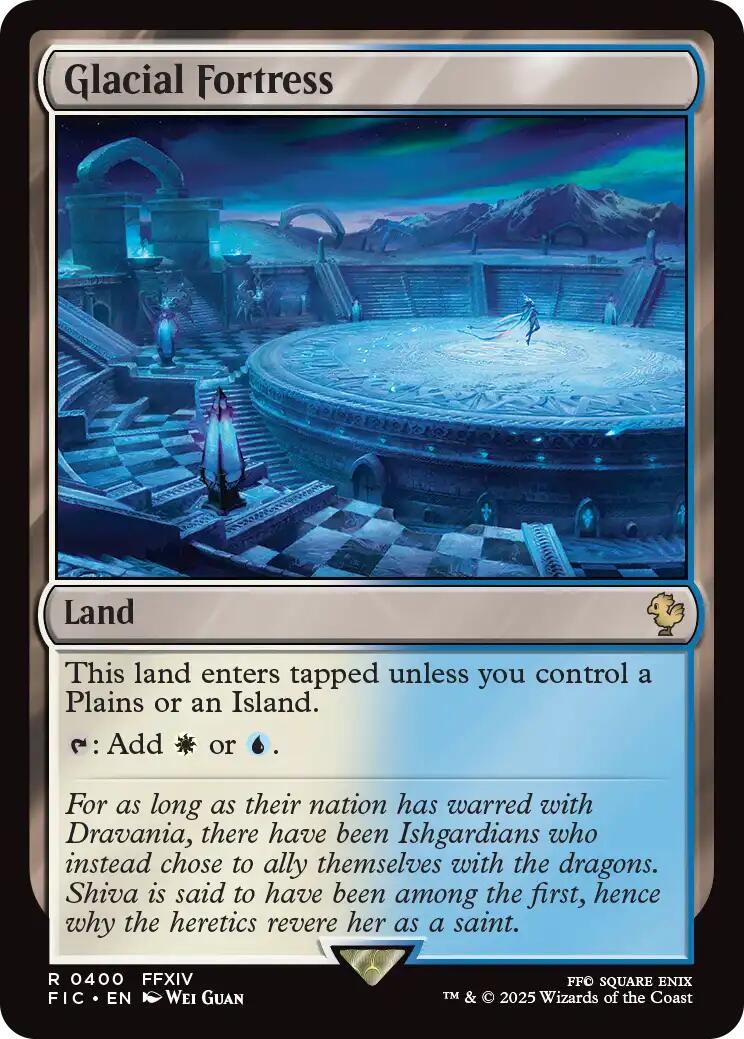 Glacial Fortress (Surge Foil) [FINAL FANTASY Commander] | Empire Gaming NC